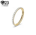 Crystal Clicker Nose Ring
